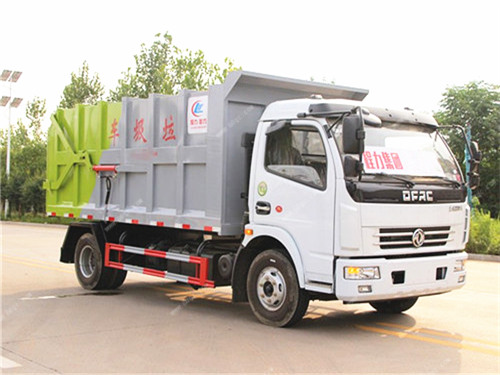 國五東風(fēng)凱普特掛桶對(duì)接式垃圾車