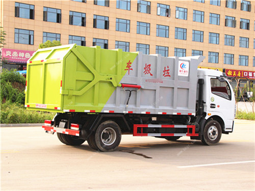 國五東風(fēng)凱普特掛桶對(duì)接式垃圾車