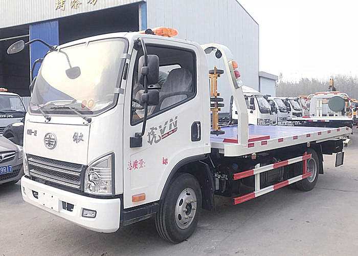 解放虎VN藍牌清障車（白顏色）