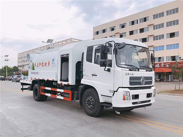 東風天錦12噸霧炮車，東風天錦30-120米霧炮抑塵車